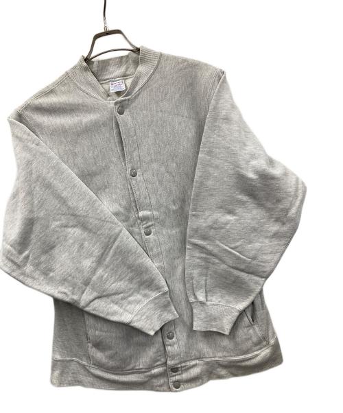 Champion（チャンピオン）Champion (チャンピオン) 90s スウェットカーディガン リバースウィーブ グレー サイズ:Mの古着・服飾アイテム