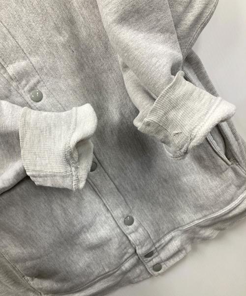 Champion（チャンピオン）Champion (チャンピオン) 90s スウェットカーディガン リバースウィーブ グレー サイズ:Mの古着・服飾アイテム