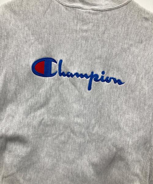 Champion（チャンピオン）Champion (チャンピオン) 90s スウェットカーディガン リバースウィーブ グレー サイズ:Mの古着・服飾アイテム