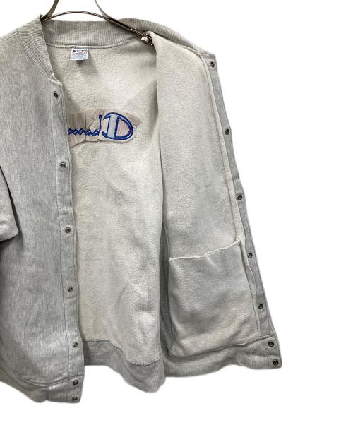 Champion（チャンピオン）Champion (チャンピオン) 90s スウェットカーディガン リバースウィーブ グレー サイズ:Mの古着・服飾アイテム
