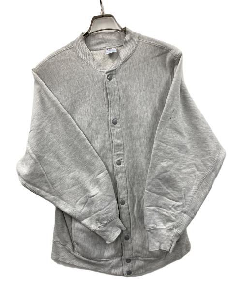 Champion（チャンピオン）Champion (チャンピオン) 90s スウェットカーディガン リバースウィーブ グレー サイズ:Mの古着・服飾アイテム