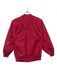 Champion（チャンピオン）の古着「90s スウェットカーディガン リバースウィーブ」｜レッド
