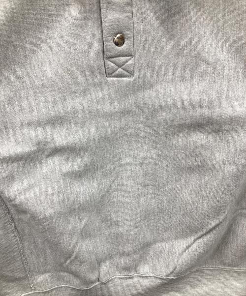 Champion（チャンピオン）Champion (チャンピオン) 90s ハーフスナップスウェット グレー サイズ:Mの古着・服飾アイテム