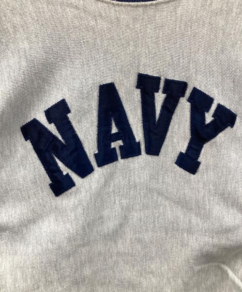 Champion（チャンピオン）Champion (チャンピオン) 90s リバースウィーブスウェット グレー×ネイビー サイズ:Lの古着・服飾アイテム