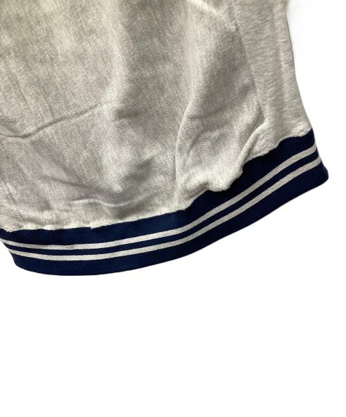 Champion（チャンピオン）Champion (チャンピオン) 90s リバースウィーブスウェット グレー×ネイビー サイズ:Lの古着・服飾アイテム