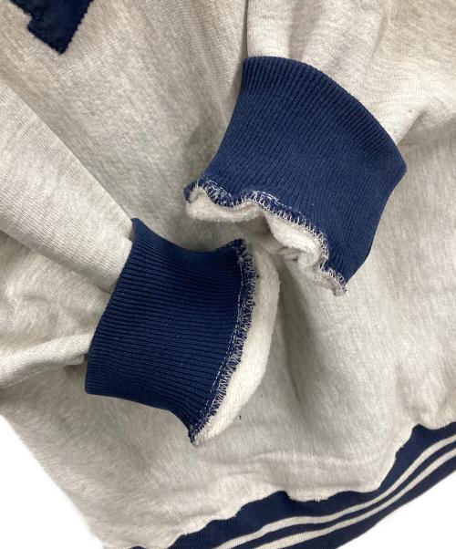 Champion（チャンピオン）Champion (チャンピオン) 90s リバースウィーブスウェット グレー×ネイビー サイズ:Lの古着・服飾アイテム