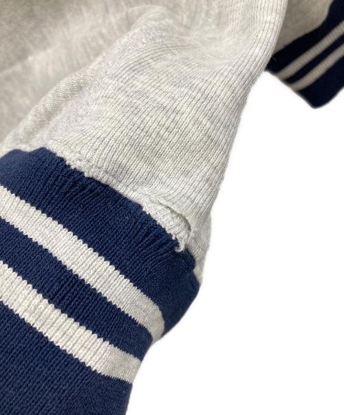 Champion（チャンピオン）Champion (チャンピオン) 90s リバースウィーブスウェット グレー×ネイビー サイズ:Lの古着・服飾アイテム