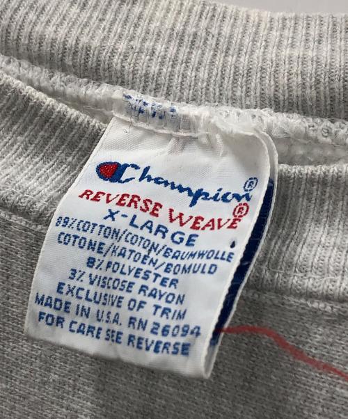 Champion（チャンピオン）Champion (チャンピオン) 90s リバースウィーブスウェット グレー サイズ:X-LARGEの古着・服飾アイテム