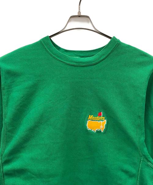 Champion（チャンピオン）Champion (チャンピオン) 80s リバースウィーブスウェット Masters(マスターズ) グリーン サイズ:X-LARGEの古着・服飾アイテム