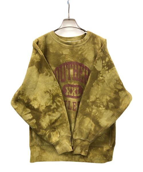 Champion（チャンピオン）Champion (チャンピオン) 90s リバースウィーブスウェット SOUTHERN ATHLETICS（サザン アスレチックス） カーキ サイズ:LARGEの古着・服飾アイテム