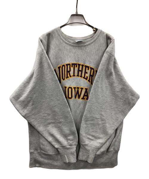 Champion（チャンピオン）Champion (チャンピオン) 90s リバースウィーブスウェット NORTHERN IOWA（ノーザン アイオワ） グレー サイズ:X-LARGEの古着・服飾アイテム