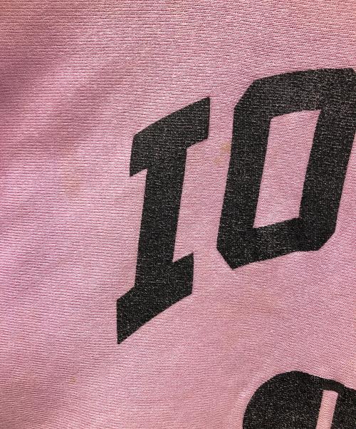 Champion（チャンピオン）Champion (チャンピオン) 90s リバースウィーブスウェット IOWA ピンク サイズ:Largeの古着・服飾アイテム