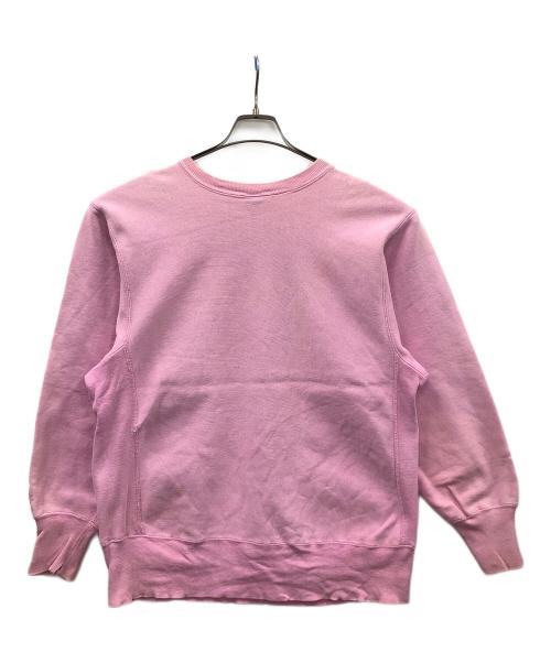 Champion（チャンピオン）Champion (チャンピオン) 90s リバースウィーブスウェット IOWA ピンク サイズ:Largeの古着・服飾アイテム