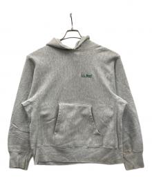 Champion REVERSE WEAVE×L.L.Bean（チャンピオン リバース ウィーブ×エルエルビーン）の古着「リバースウィーブフーディ パーカー」｜グレー