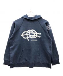 Champion×Abercrombie & Fitch（チャンピオン×アバクロンビー アンド フィッチ）の古着「プルオーバーパーカー」｜ネイビー