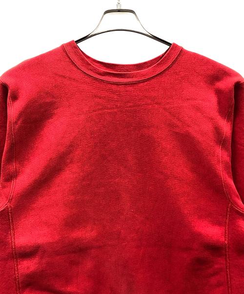 Champion REVERSE WEAVE（チャンピオン リバース ウィーブ）Champion REVERSE WEAVE (チャンピオン リバース ウィーブ) LAND'S END (ランズエンド) リバースウィーブスウェット レッド サイズ:MEDIUMの古着・服飾アイテム