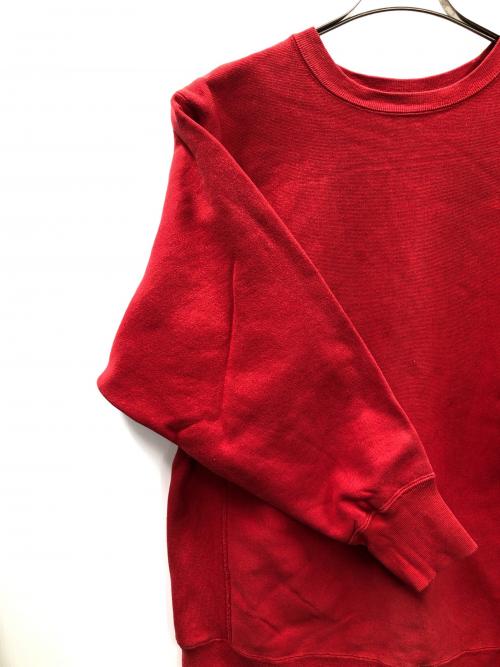 Champion REVERSE WEAVE（チャンピオン リバース ウィーブ）Champion REVERSE WEAVE (チャンピオン リバース ウィーブ) LAND'S END (ランズエンド) リバースウィーブスウェット レッド サイズ:MEDIUMの古着・服飾アイテム