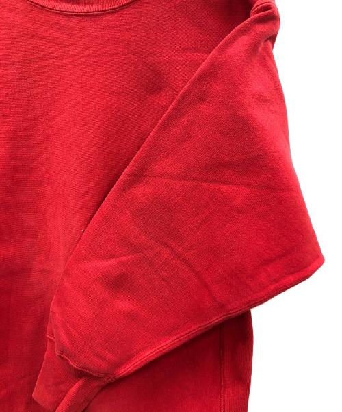 Champion REVERSE WEAVE（チャンピオン リバース ウィーブ）Champion REVERSE WEAVE (チャンピオン リバース ウィーブ) LAND'S END (ランズエンド) リバースウィーブスウェット レッド サイズ:MEDIUMの古着・服飾アイテム
