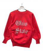 Championチャンピオン）の古着「リバースウィーブスウェット Ohio State(オハイオステイツ)」｜レッド