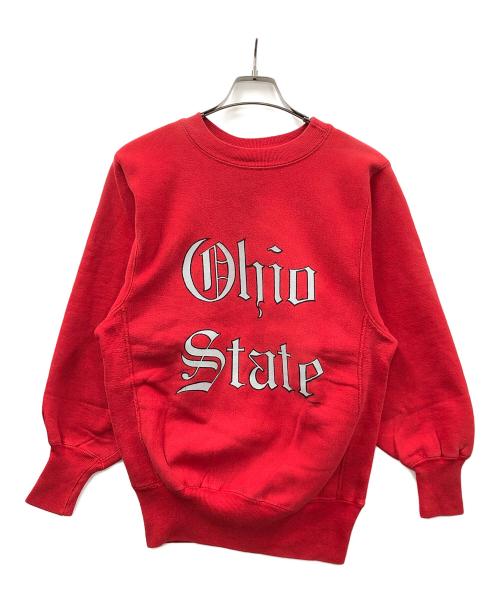 Champion（チャンピオン）Champion (チャンピオン) リバースウィーブスウェット Ohio State(オハイオステイツ) レッド サイズ:実寸サイズにてご確認ください。の古着・服飾アイテム