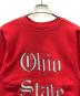 Champion (チャンピオン) リバースウィーブスウェット Ohio State(オハイオステイツ) レッド サイズ:実寸サイズにてご確認ください。：10000円