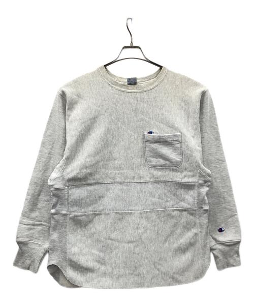 HEXICO（ヘキシコ）HEXICO (ヘキシコ) Champion (チャンピオン) 再構築スウェット グレー サイズ:XX-LARGEの古着・服飾アイテム