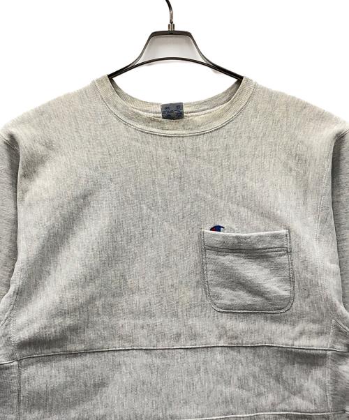 HEXICO（ヘキシコ）HEXICO (ヘキシコ) Champion (チャンピオン) 再構築スウェット グレー サイズ:XX-LARGEの古着・服飾アイテム