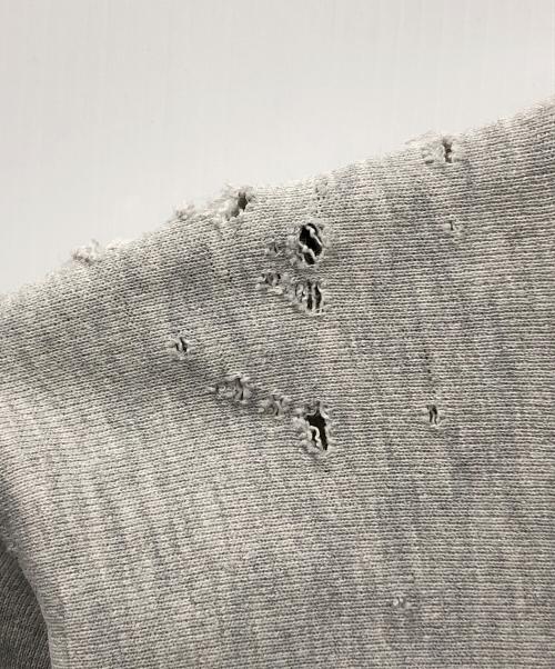 カミカゼ（カミカゼ）カミカゼ (カミカゼ) Champion (チャンピオン) リメイクスウェット グレー サイズ:LARGEの古着・服飾アイテム