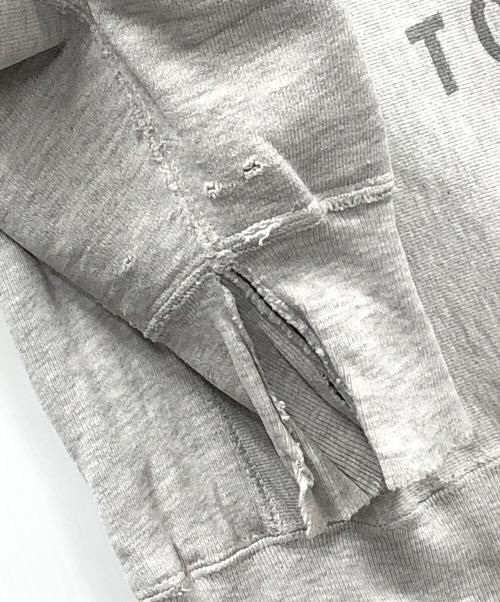 カミカゼ（カミカゼ）カミカゼ (カミカゼ) Champion (チャンピオン) リメイクスウェット グレー サイズ:LARGEの古着・服飾アイテム