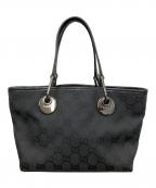 GUCCIグッチ）の古着「ミニトートバッグ GG（ジージー）キャンバス」｜ブラック