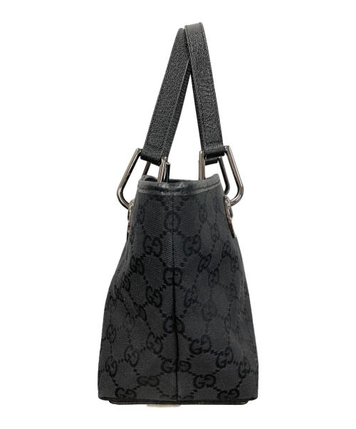 GUCCI（グッチ）GUCCI (グッチ) ミニトートバッグ GG（ジージー）キャンバス  ブラック サイズ:実寸サイズにてご確認下さい。の古着・服飾アイテム