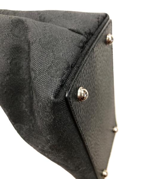 GUCCI（グッチ）GUCCI (グッチ) ミニトートバッグ GG（ジージー）キャンバス  ブラック サイズ:実寸サイズにてご確認下さい。の古着・服飾アイテム