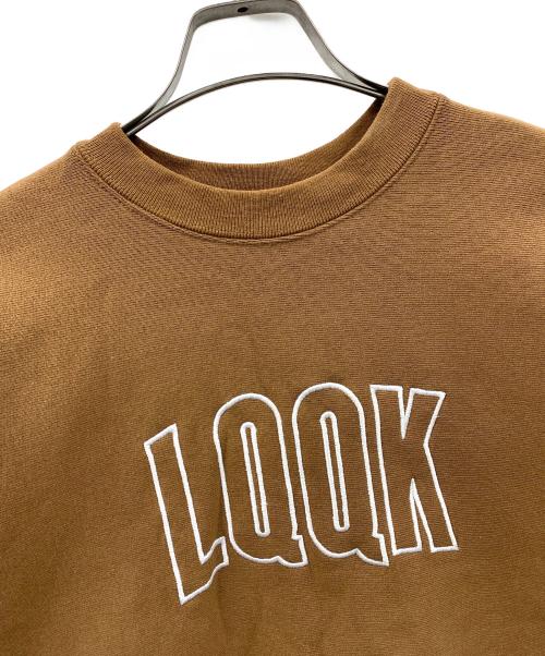 LQQK STUDIO（ルックスタジオ）LQQK STUDIO (ルックスタジオ) スウェット ブラウン サイズ:Lの古着・服飾アイテム