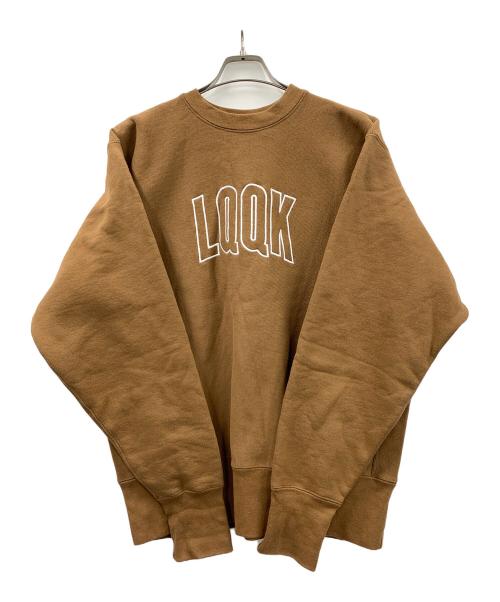 LQQK STUDIO（ルックスタジオ）LQQK STUDIO (ルックスタジオ) スウェット ブラウン サイズ:Lの古着・服飾アイテム