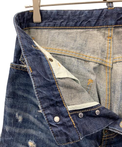 DSQUARED2（ディースクエアード）DSQUARED2 (ディースクエアード) デニムパンツ 12AW バイカーデニム インディゴ サイズ:44の古着・服飾アイテム