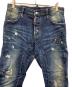 DSQUARED2 (ディースクエアード) デニムパンツ 12AW バイカーデニム インディゴ サイズ:44：10000円