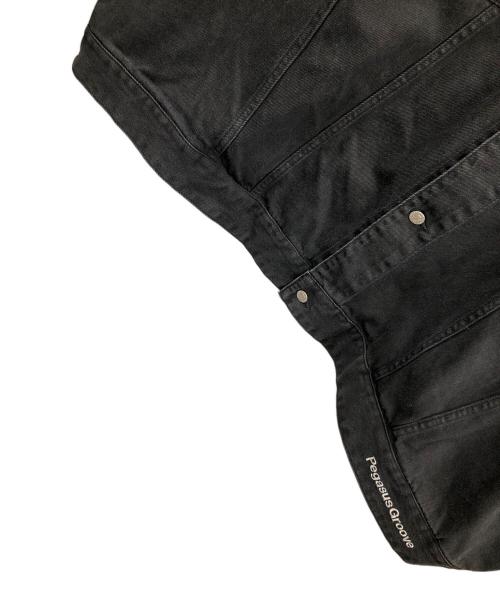 ZUTOMAYO MART（ズトマヨ マート）ZUTOMAYO MART (ズトマヨ マート) OverSize Denim Jacket オーバーサイズ デニム ジャケット ブラック サイズ:4XLの古着・服飾アイテム