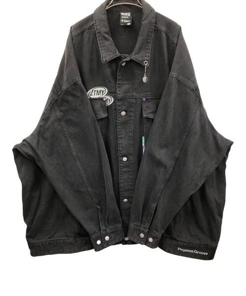 ZUTOMAYO MART（ズトマヨ マート）ZUTOMAYO MART (ズトマヨ マート) OverSize Denim Jacket オーバーサイズ デニム ジャケット ブラック サイズ:4XLの古着・服飾アイテム