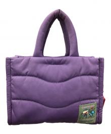 Coachtopia（コーチトピア）の古着「2WAYバッグ トートバッグ ショルダーバッグ ループミニパフィートート」｜パープル