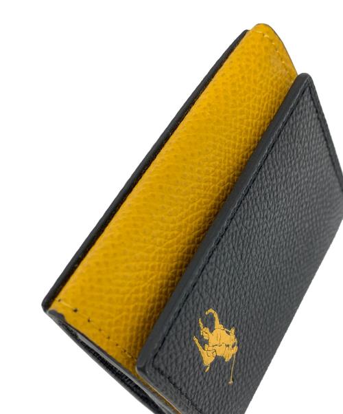 POLO RALPH LAUREN（ポロ・ラルフローレン）POLO RALPH LAUREN (ポロ・ラルフローレン) コインケース ニュー コントラストポニー ブラック×イエロー サイズ:実寸サイズにてご確認ください。の古着・服飾アイテム