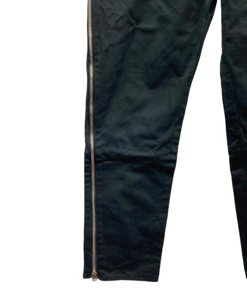 SUNSEA（サンシー）SUNSEA (サンシー) サイドジップパンツ ブラック サイズ:3の古着・服飾アイテム