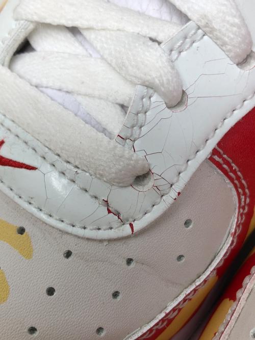 NIKE（ナイキ）NIKE (ナイキ) スニーカー Air Force 1（エアフォース1） レッド×ホワイト サイズ:28cmの古着・服飾アイテム