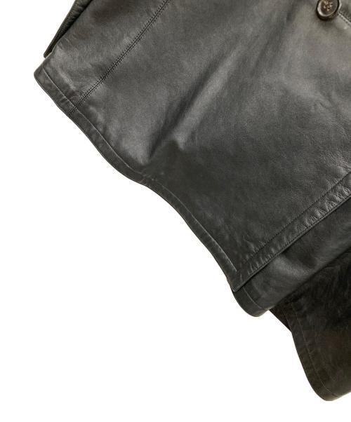 dorothee bis（ドロテ ビス）dorothee bis (ドロテ ビス) レザートレンチコート ブラック サイズ:Mの古着・服飾アイテム