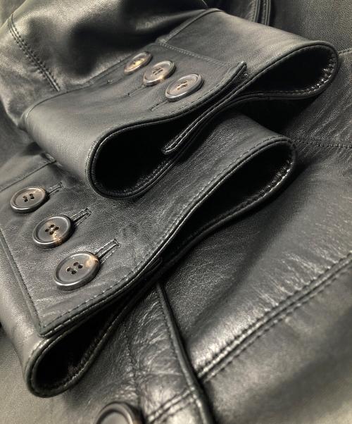 dorothee bis（ドロテ ビス）dorothee bis (ドロテ ビス) レザートレンチコート ブラック サイズ:Mの古着・服飾アイテム