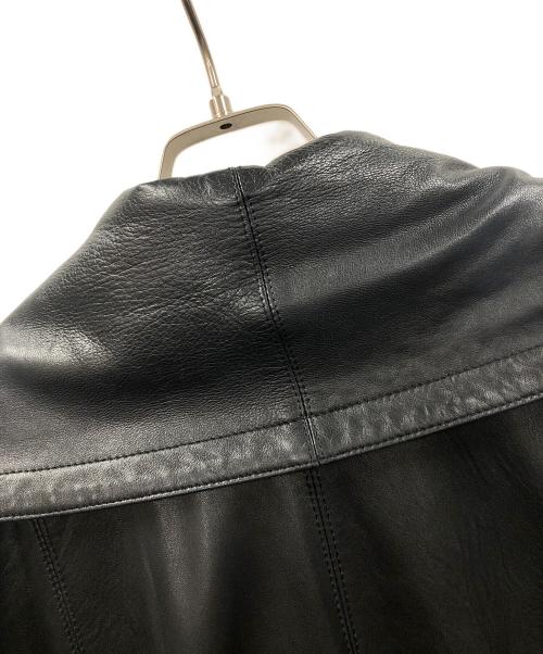 dorothee bis（ドロテ ビス）dorothee bis (ドロテ ビス) レザートレンチコート ブラック サイズ:Mの古着・服飾アイテム