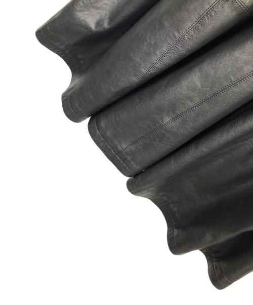 dorothee bis（ドロテ ビス）dorothee bis (ドロテ ビス) レザートレンチコート ブラック サイズ:Mの古着・服飾アイテム