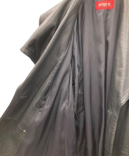 dorothee bis（ドロテ ビス）dorothee bis (ドロテ ビス) レザートレンチコート ブラック サイズ:Mの古着・服飾アイテム
