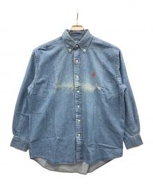 POLO RALPH LAUREN（ポロ・ラルフローレン）の古着「ボタンダウンデニムシャツ BLAIRE（ブレア）」｜インディゴ