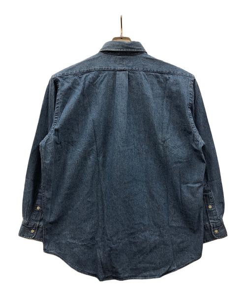 POLO RALPH LAUREN（ポロ・ラルフローレン）POLO RALPH LAUREN (ポロ・ラルフローレン) ボタンダウンデニムシャツ BLAIRE（ブレア） インディゴ サイズ:S 未使用品の古着・服飾アイテム