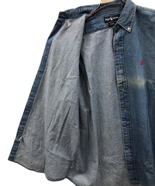 POLO RALPH LAUREN（ポロ・ラルフローレン）POLO RALPH LAUREN (ポロ・ラルフローレン) ボタンダウンデニムシャツ BLAIRE（ブレア） インディゴ サイズ:S 未使用品の古着・服飾アイテム